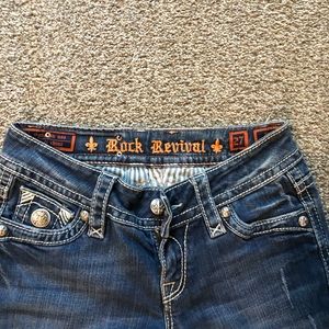 Tori Rock revival straight leg  jeans